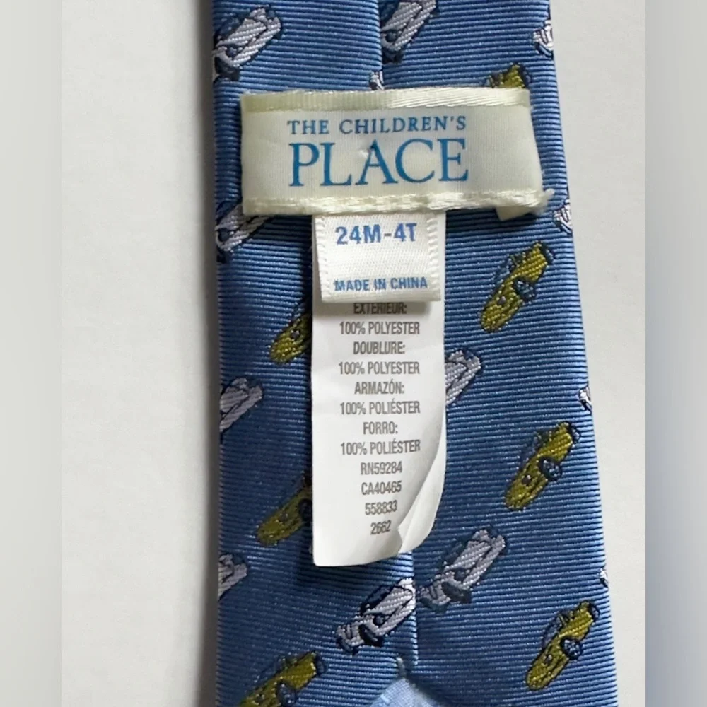 Boys Clip-On Ties Children’s Place Blue Cars Necktie Izod Christmas Plaid Bowtie